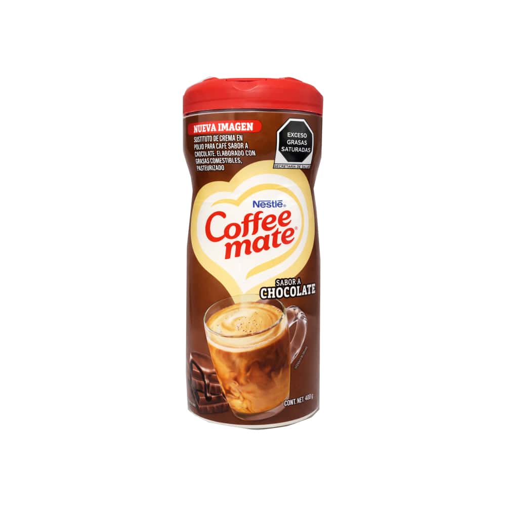 Sustituto de crema para café sabor chocolate Coffee Mate Nestlé (400 g / 14.10 oz) - Miniatura 3