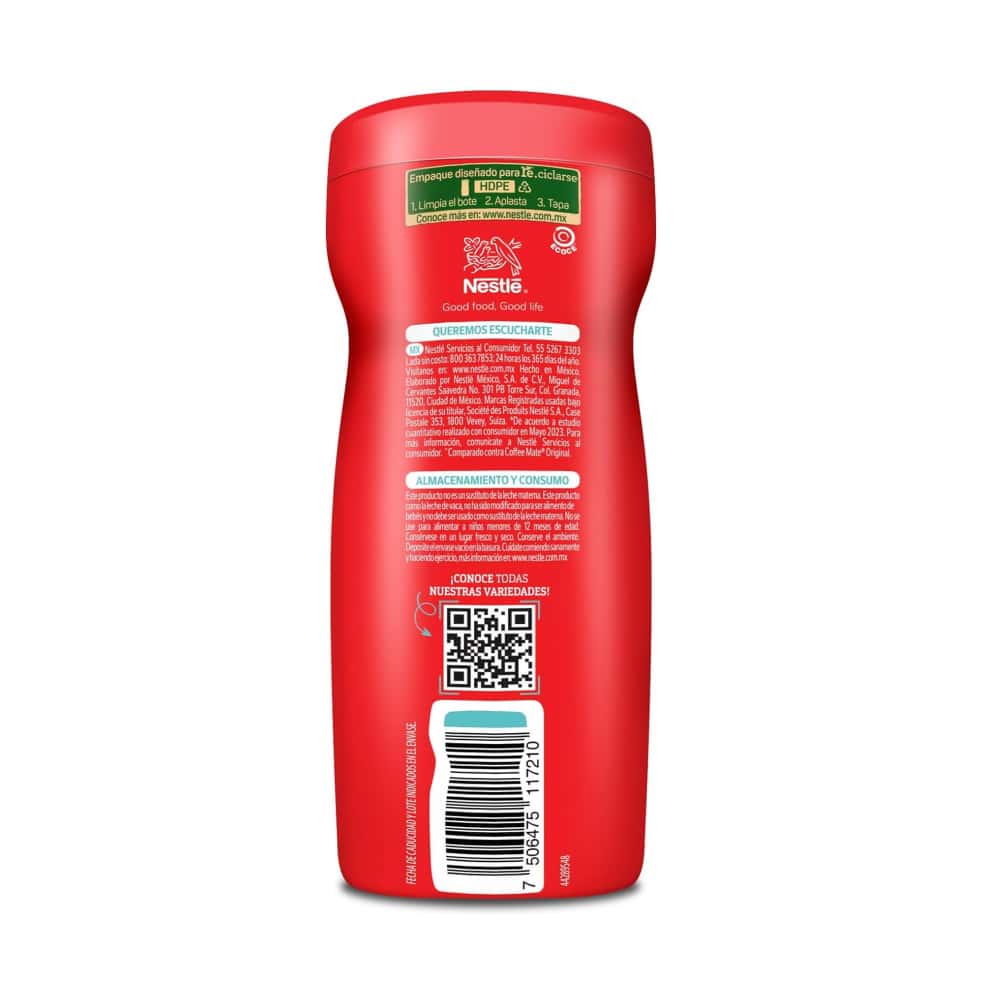 Sustituto de crema para café Coffee Mate Balance Nestlé (400 g / 14.11 oz) - Miniatura 3