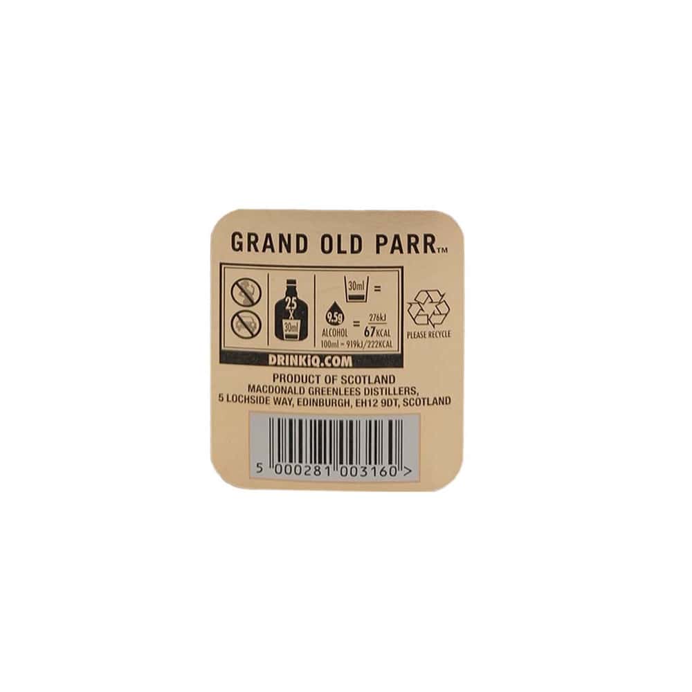 Whisky 12 años 40 % vol Old Parr (750 ml) - Miniatura 3