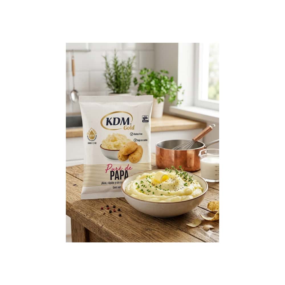 Puré de papa instantáneo KDM Gold (200 g / 0.44 lb) - Miniatura 3