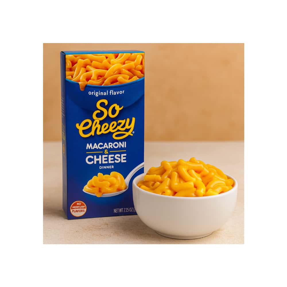 Macarrones con queso So Cheezy (2 x 206 g / 7.25 oz) - Miniatura 4