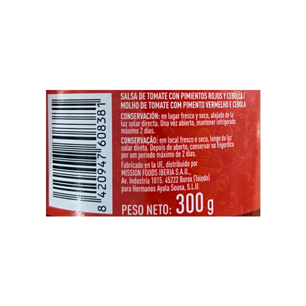 Salsa mexicana Ayala (300 g / 10.58 oz) - Miniatura 3