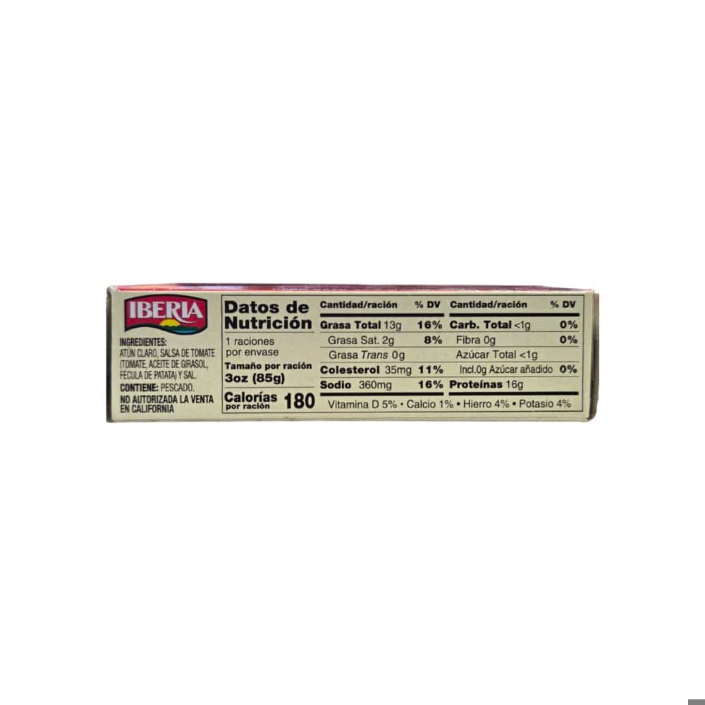Atún claro en salsa de tomate Iberia (113 g / 4 oz) - Miniatura 2