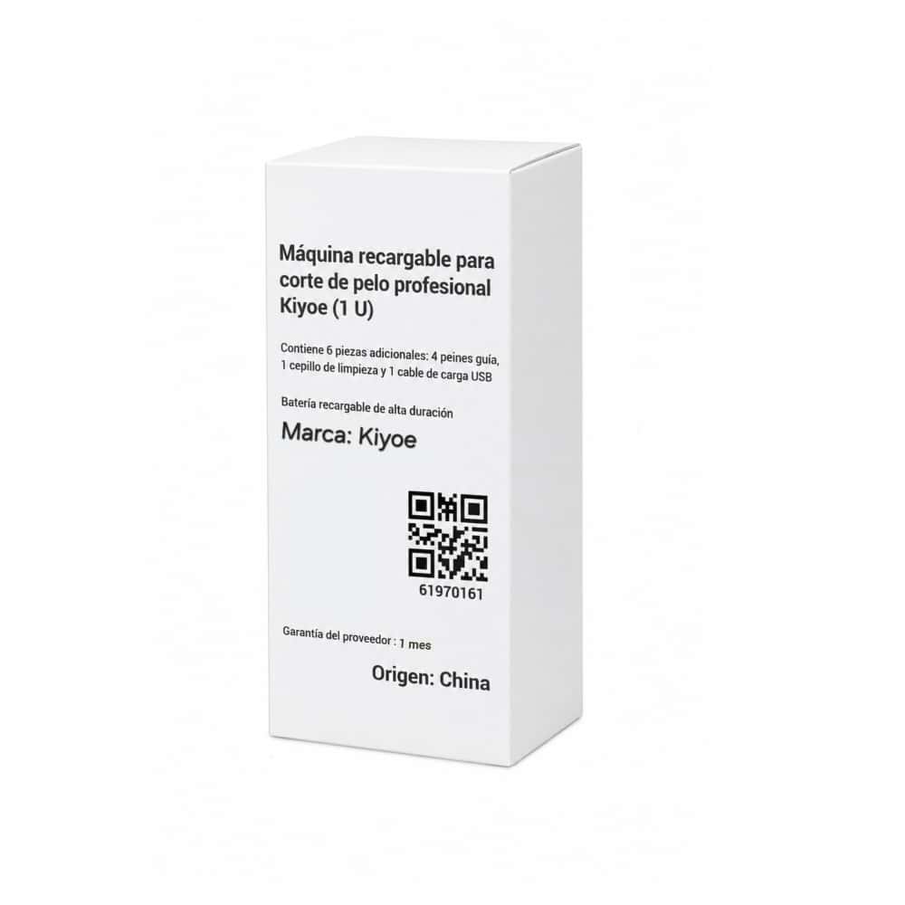 Máquina de corte de pelo profesional recargable Kiyoe (1 U) - Miniatura 3