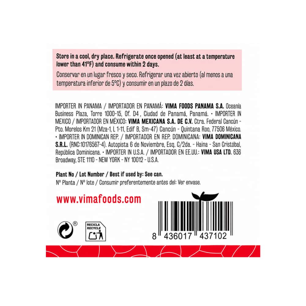 Fresa en almíbar Vima (3 kg / 6.6 lb) - Miniatura 3