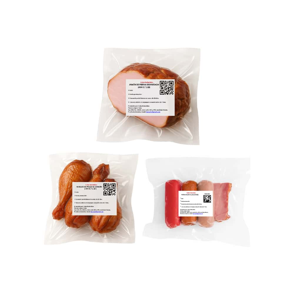 Jamon de pierna deshuesada + muslos de pollo al carbon + potajin - Miniatura 2