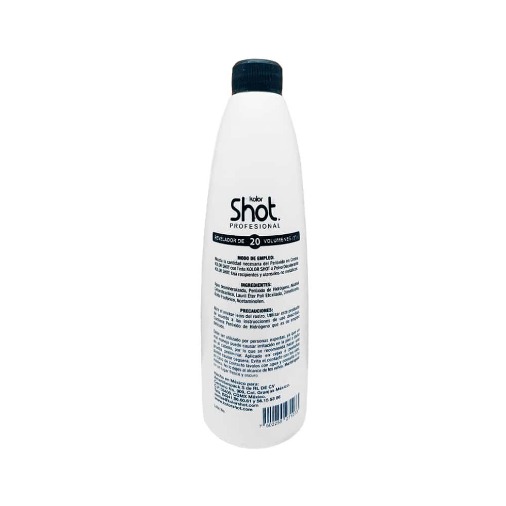 Peróxido en Crema 20 vol. al 6% Kolor Shot (810 ml / 27.3 oz) - Miniatura 2