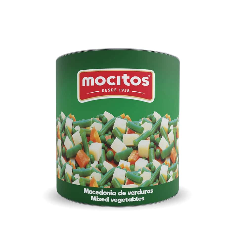 Macedonia de verduras Mocitos (2.5 kg / 5.51 lb) - Miniatura 1