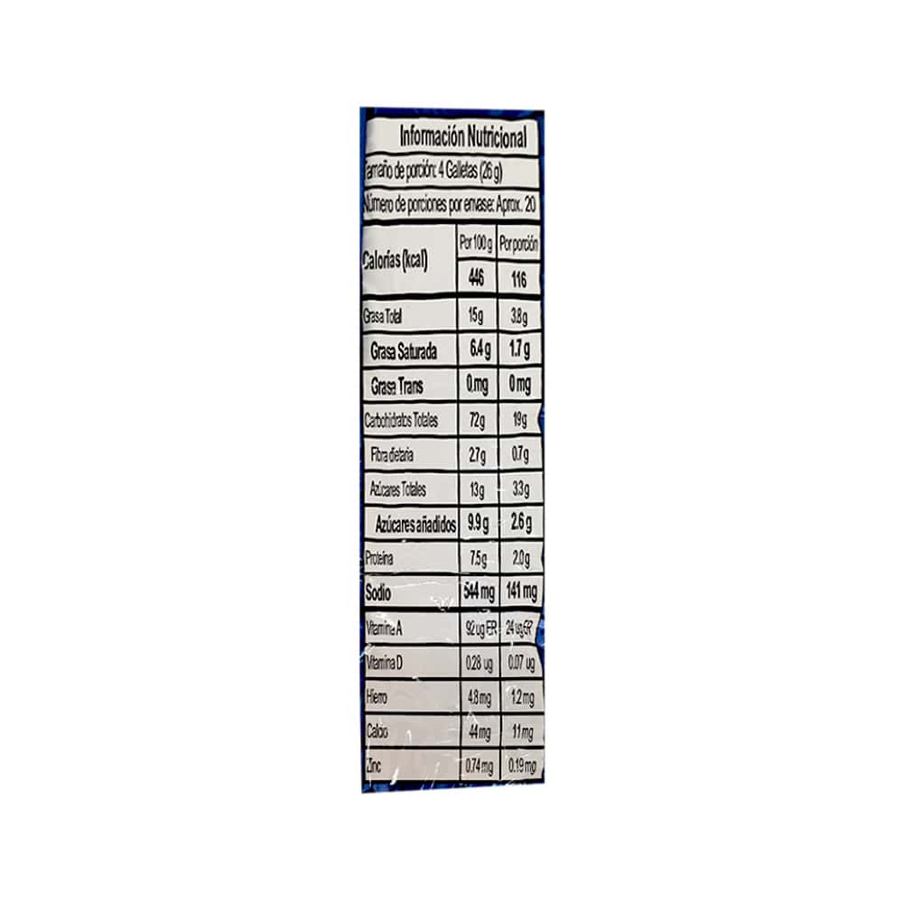 Galletas semidulces Doricas (525 g / 1.15 lb) - Miniatura 2