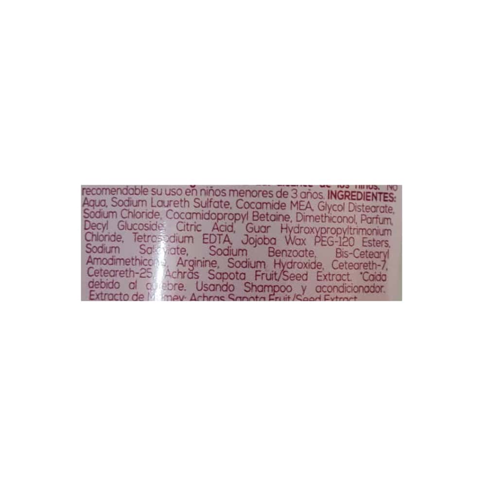 Champú control caída extracto de mamey + arginina Caprice Especialidades (200 ml / 7.8 oz fl) - Miniatura 3