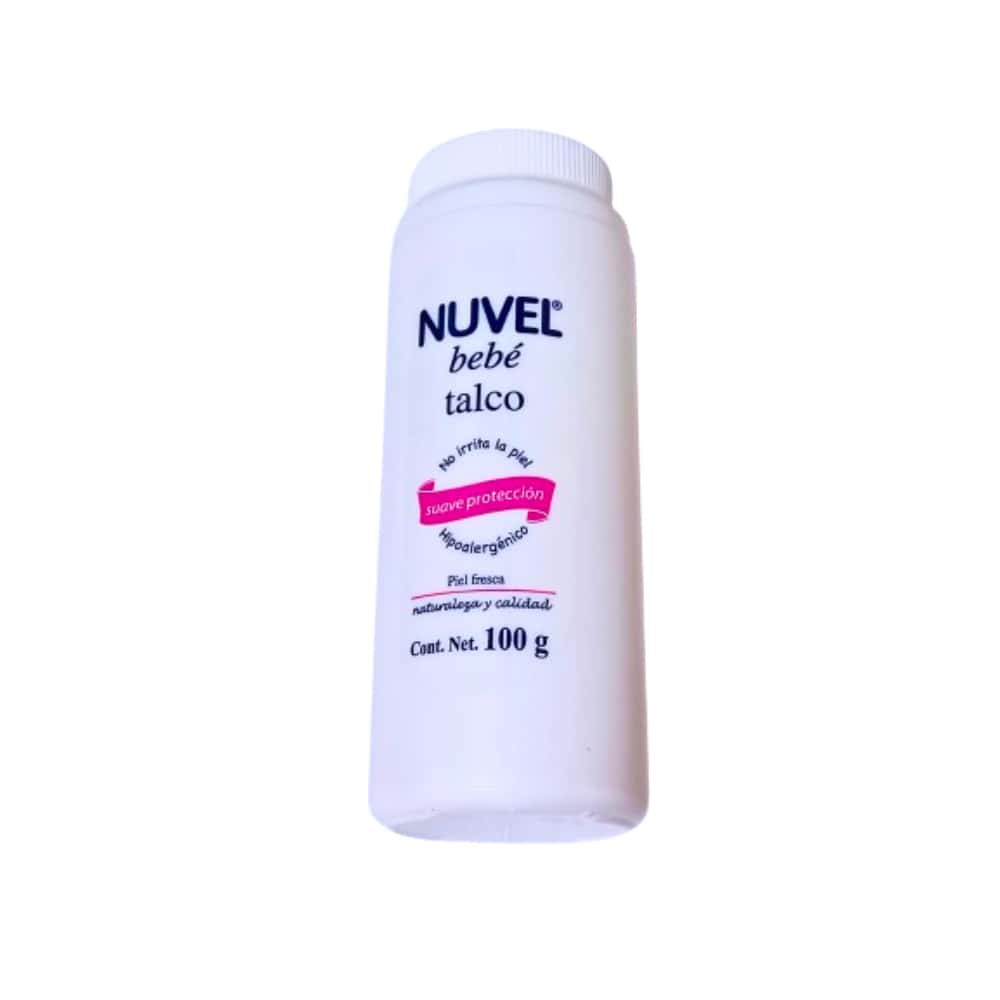 Talco para bebé Nuvel (100 g / 3.5 oz) - Miniatura 1