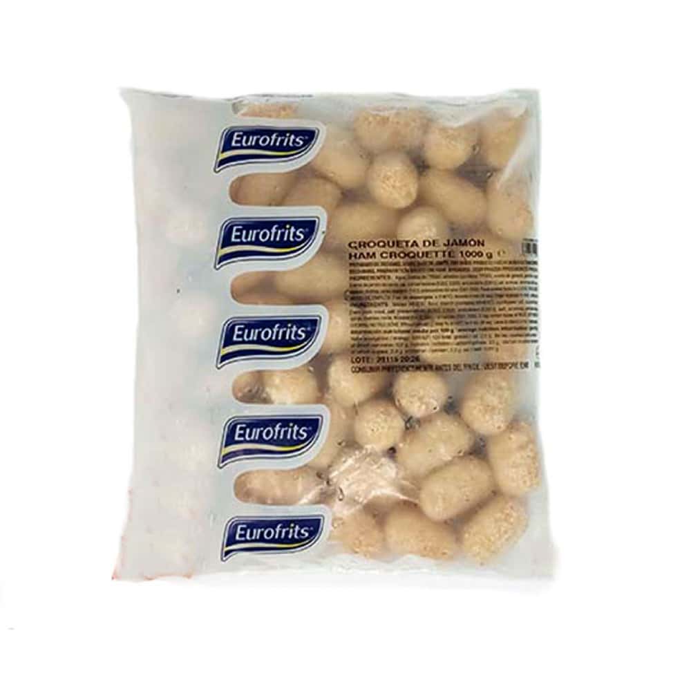 Croquetas de jamón Eurofrits (1 kg / 2.2 lb) - Miniatura 1