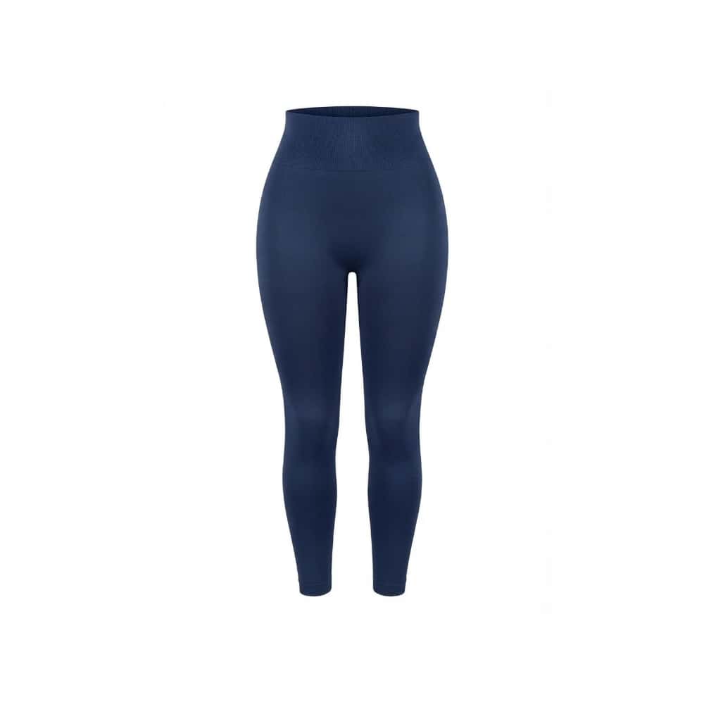 Licra larga de cintura alta color azul marino Alby (Talla única) - Miniatura 1