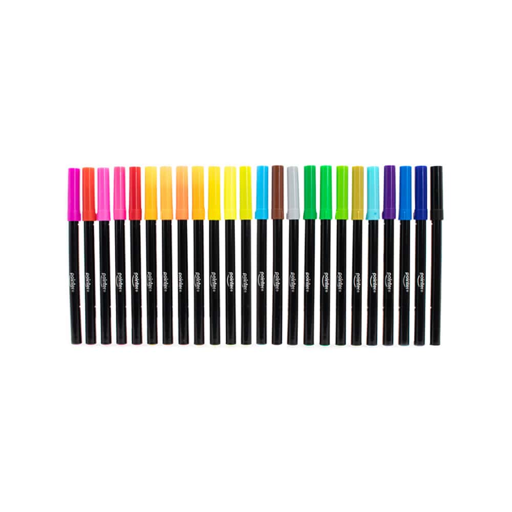 Juego de plumones marcadores Lettering de 24 colores Pointer - Miniatura 3