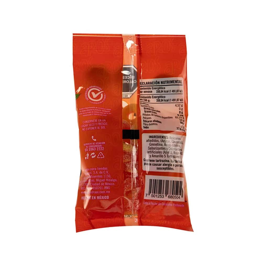Gomitas de grenetina aros sabor a durazno Selecto (100 g / 3.5 oz) - Miniatura 2