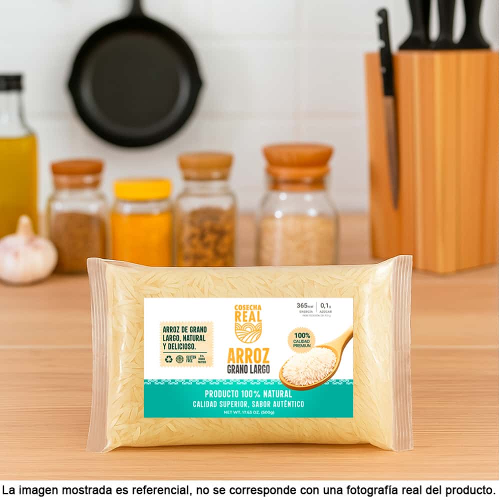 Arroz de grano largo Cosecha Real (5 x 500 g / 1.1 lb) - Miniatura 5