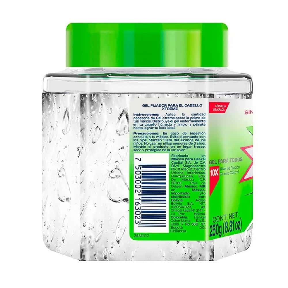 Gel de peinado para el cabello Xtreme Professional (250 g / 8.81 oz) - Miniatura 3