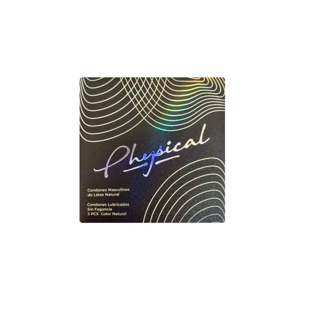 Condones lubricados de látex natural Physical (3 U) - Miniatura 1