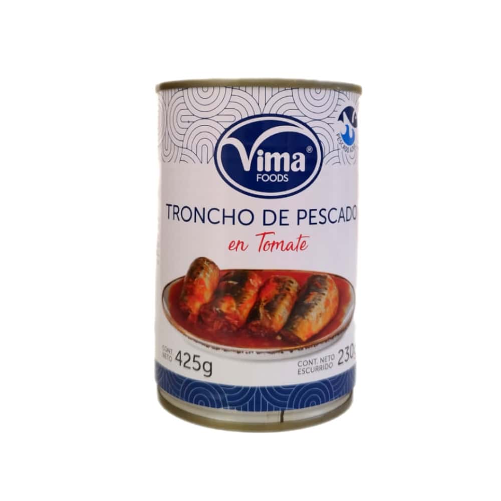 Troncho de pescado en tomate Vima Foods (425 g / 15 oz) - Miniatura 1