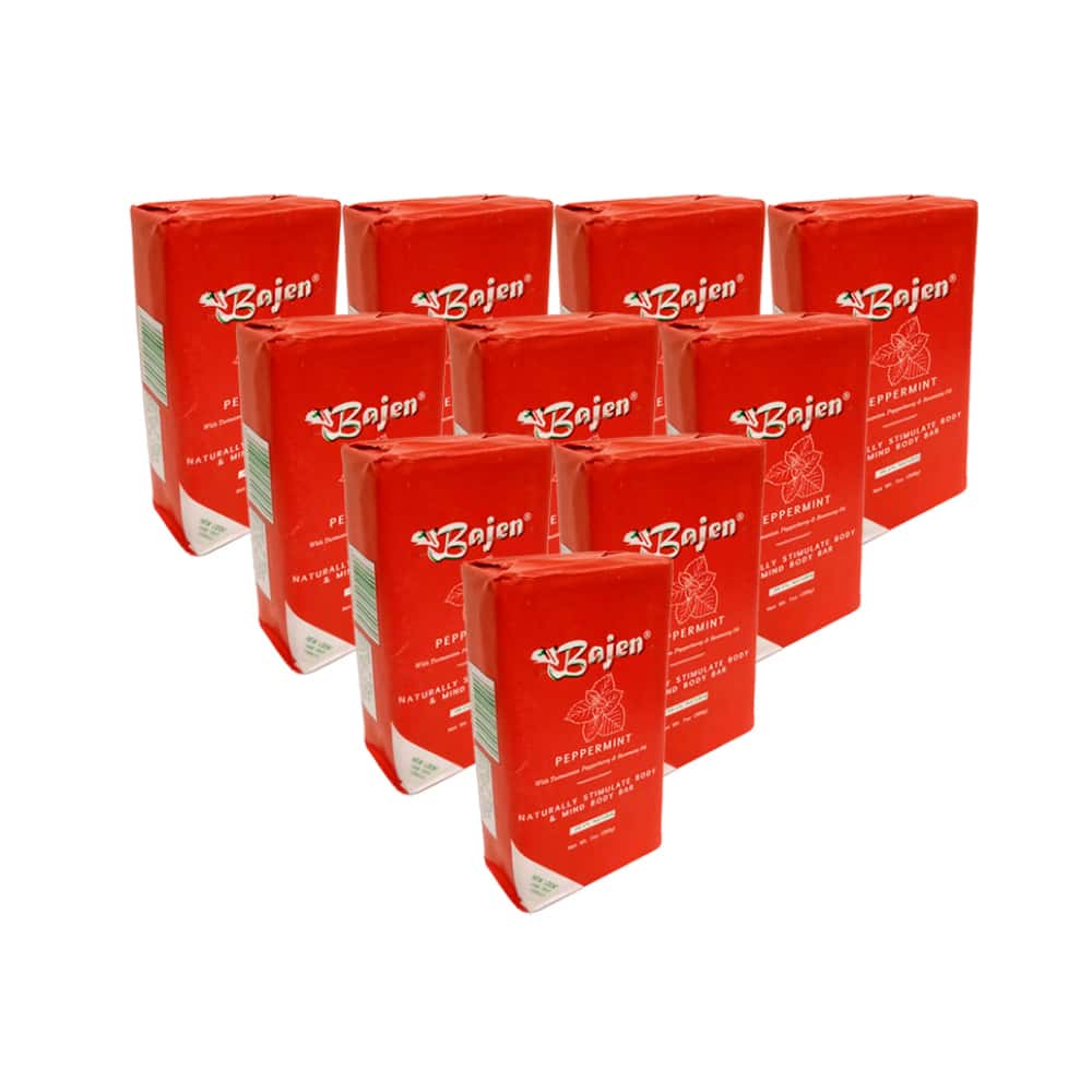 Jabón de tocador especial menta Bajen (10 x 200 g / 7.05 oz) - Miniatura 1