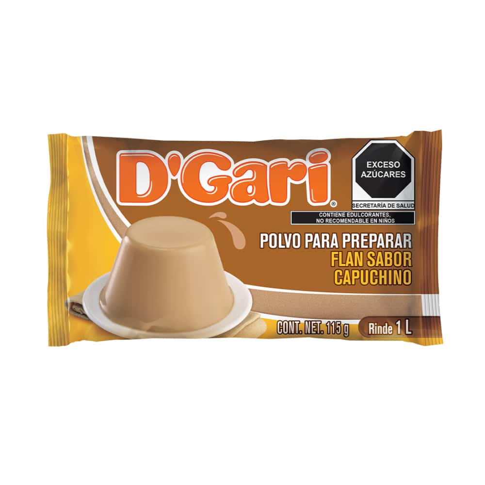 Flan sabor capuchino D'Gari (115 g / 4.06 oz) - Miniatura 1