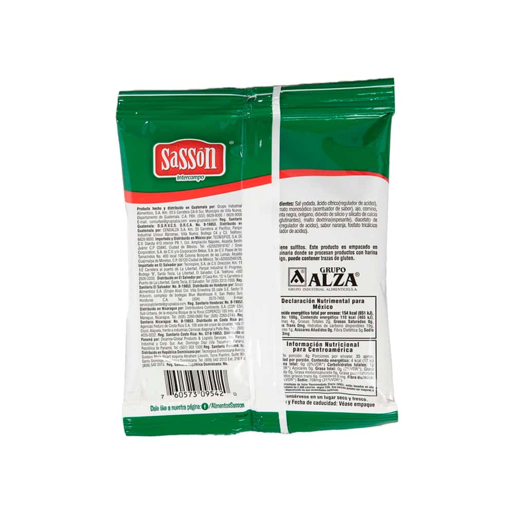 Sazonador naranja agria Sassón (140 g / 4.9 oz) - Miniatura 3
