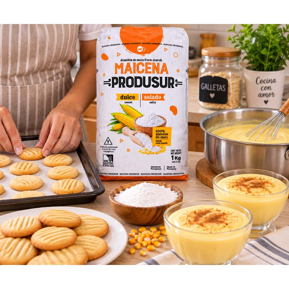 Maicena Produsur (1 Kg / 2.2 lb) - Miniatura 4