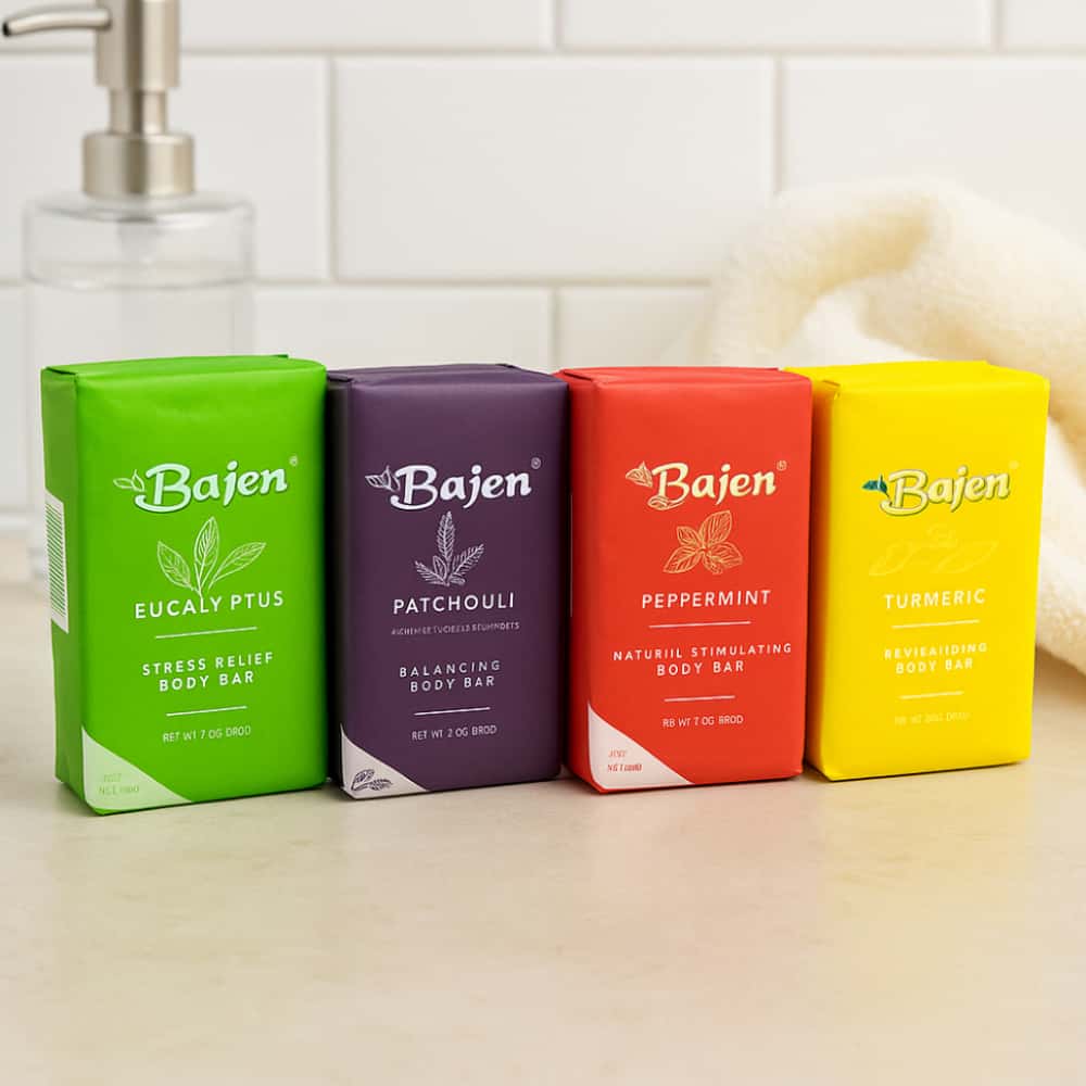 Jabón de tocador especial menta Bajen (3 x 200 g / 7.05 oz) - Miniatura 3