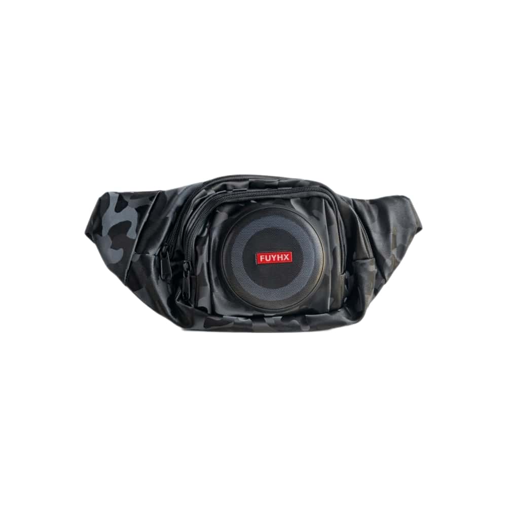 Cangurera riñonera camuflajeada con bocina bluetooth integrada FUYHX - Miniatura 1