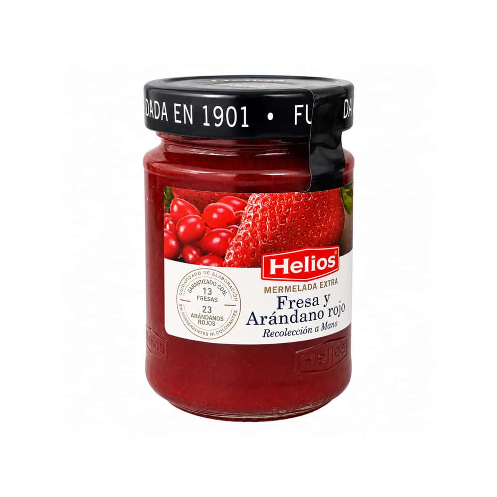 Mermelada extra de fresa y arándano rojo Helios (340 g / 11.9 oz) - Miniatura 2