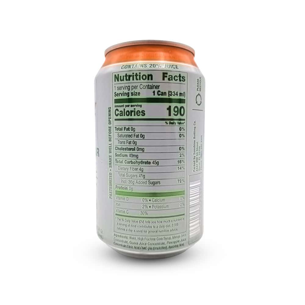 Néctar de mango piña guayaba Sunchy (334 ml / 11.3 fl oz) - Miniatura 4