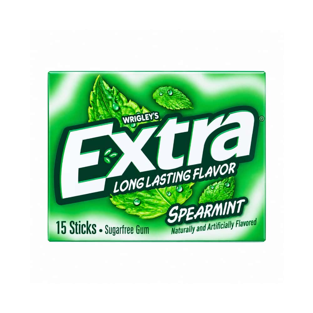Chicle sin azúcar sabor a menta verde Wrigley's (15 U) - Miniatura 1