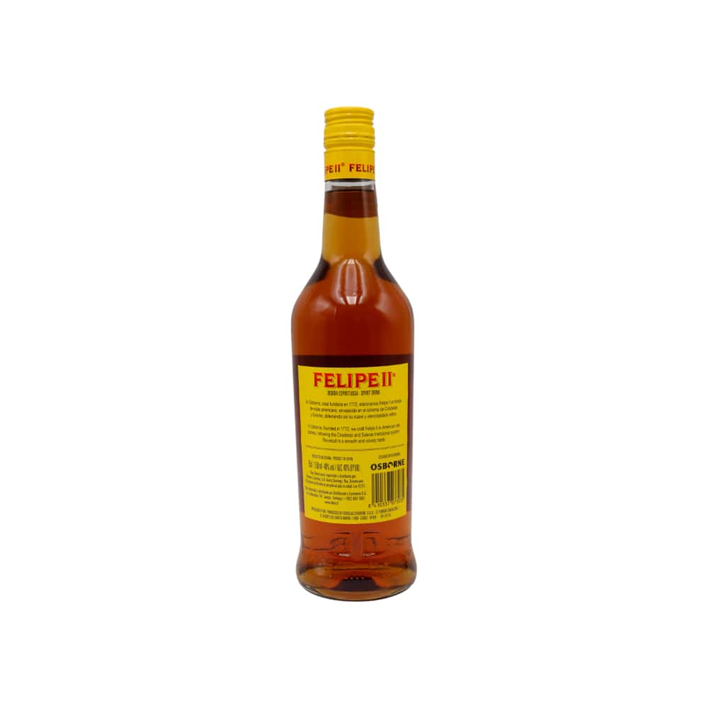 Brandy de jerez solera bebida espirituosa Felipe II (750 ml) - Miniatura 2