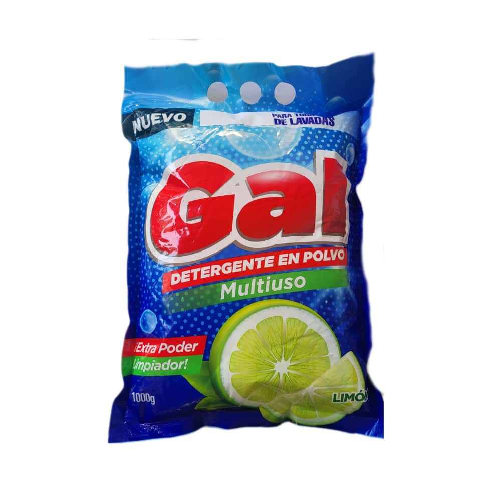Detergente en polvo multiusos limón Gal (1 kg / 2.2 lb) - Miniatura 2