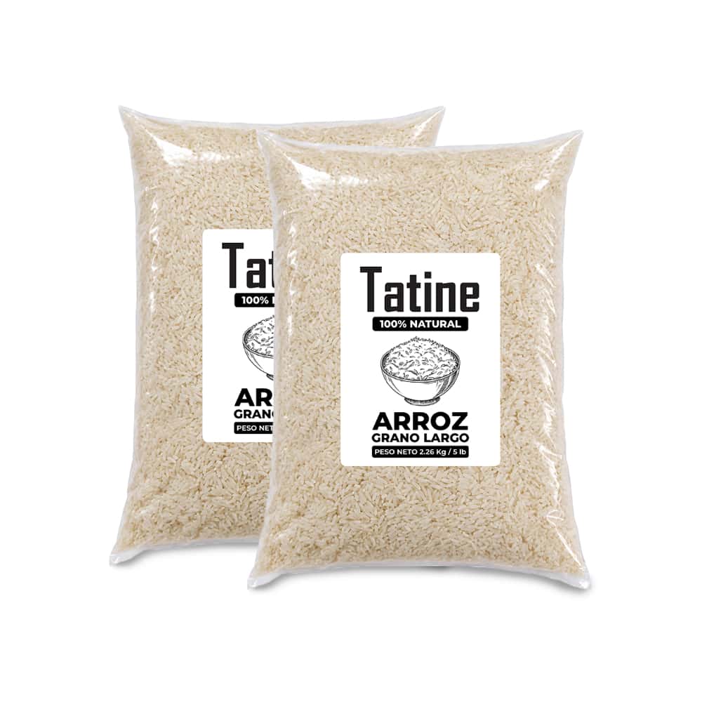 Arroz de grano largo Tatine (2 x 2.26 kg / 5 lb) - Miniatura 1