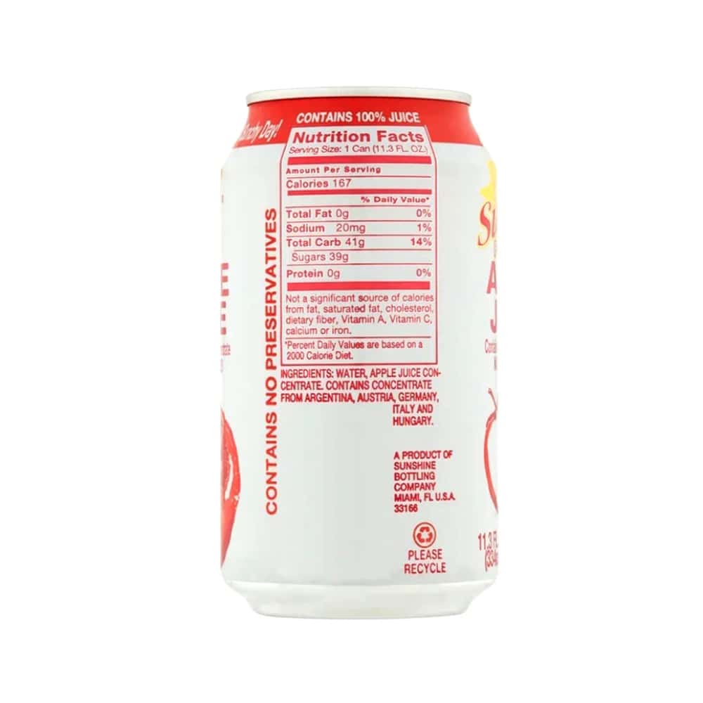 Jugo de manzana Sunchy (334 ml / 11.3 oz fl) - Miniatura 2