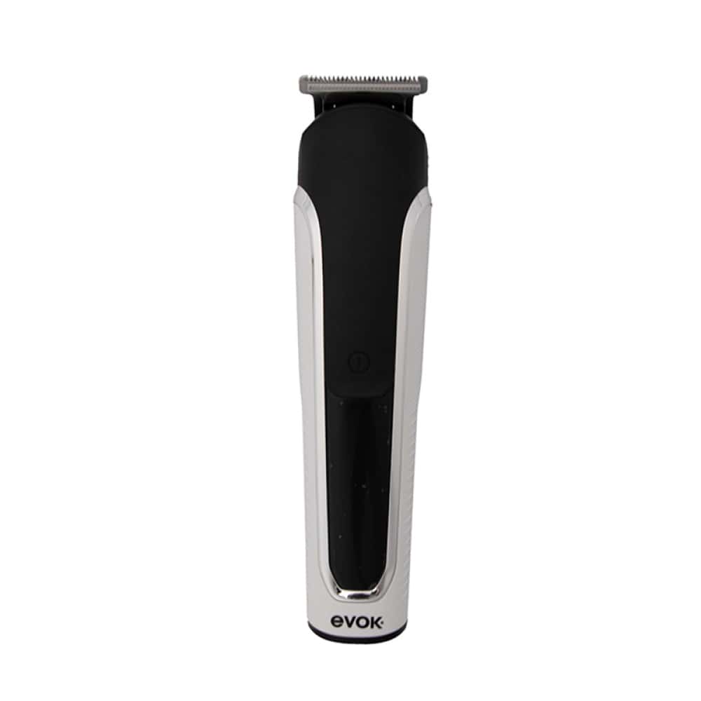 Set de máquina inalámbrica y recargable para cortar cabello incluye 6 cabezales de corte Evok - Miniatura 2
