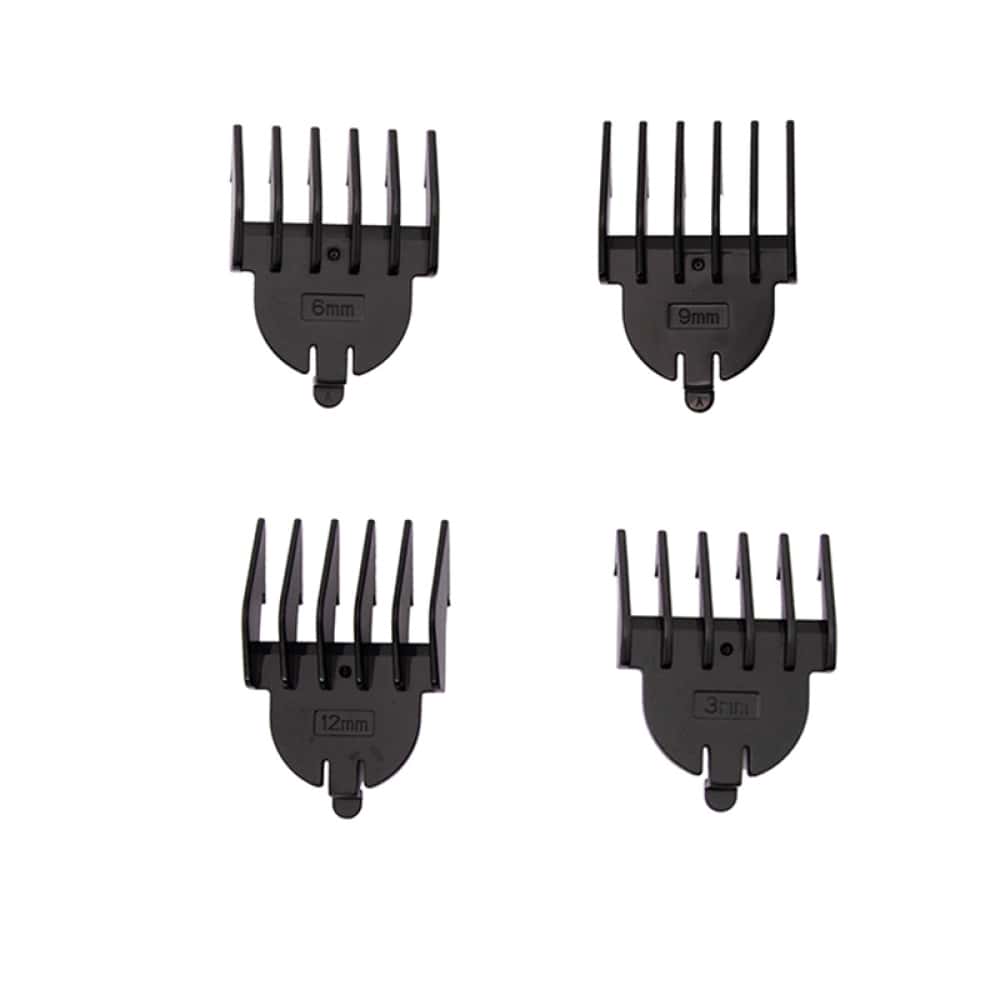 Set de máquina inalámbrica y recargable para cortar cabello incluye 6 cabezales de corte Evok - Miniatura 4