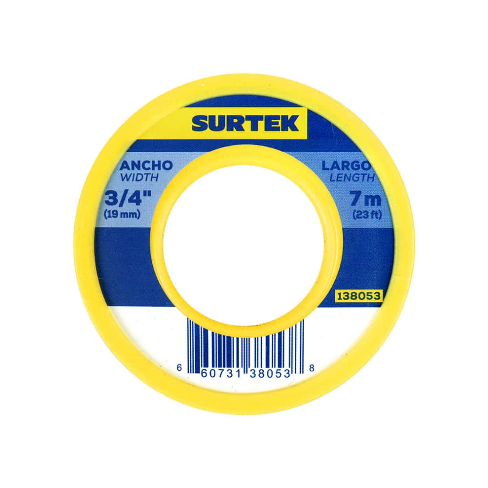 Cinta sella roscas 3/4'' x 7 m 138053 Surtek - Miniatura 2