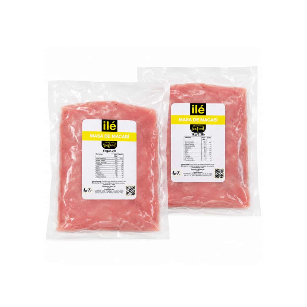 Masa de pescado Macabí Ilé (2 x 1 kg / 2.2 lb) - Miniatura 1