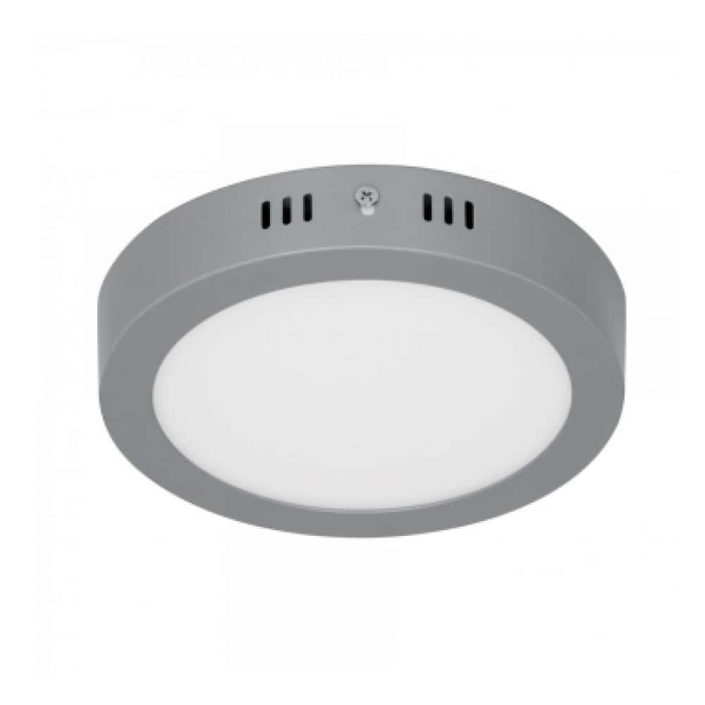 Luminario redondo gris LED 12 W Volteck PLA-215L - Miniatura 1