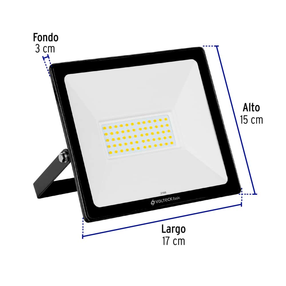 Reflector ultra delgado LED 50 W Volteck REF-403L - Miniatura 3