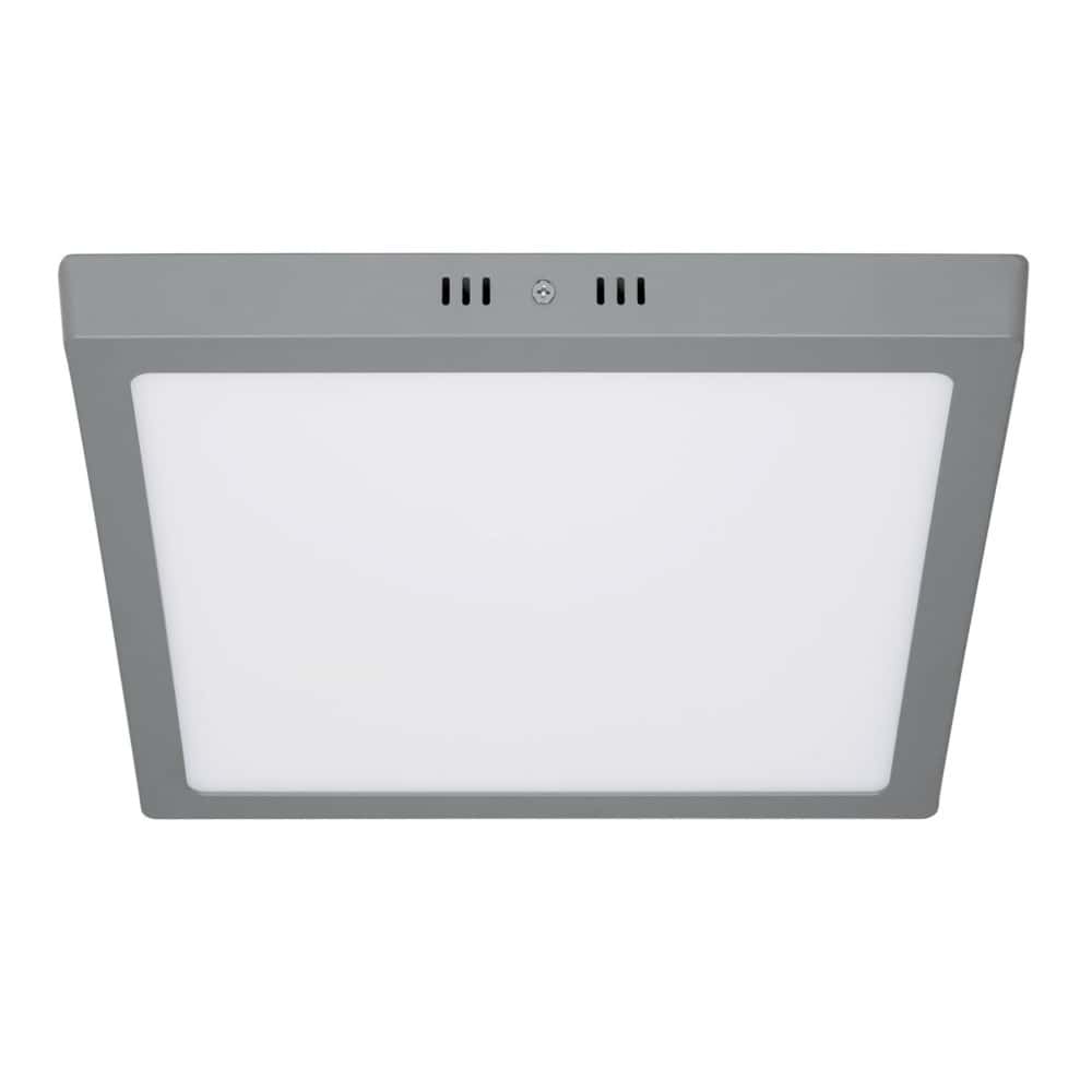 Luminario cuadrado gris LED 24 W Volteck PLA-221L - Miniatura 1