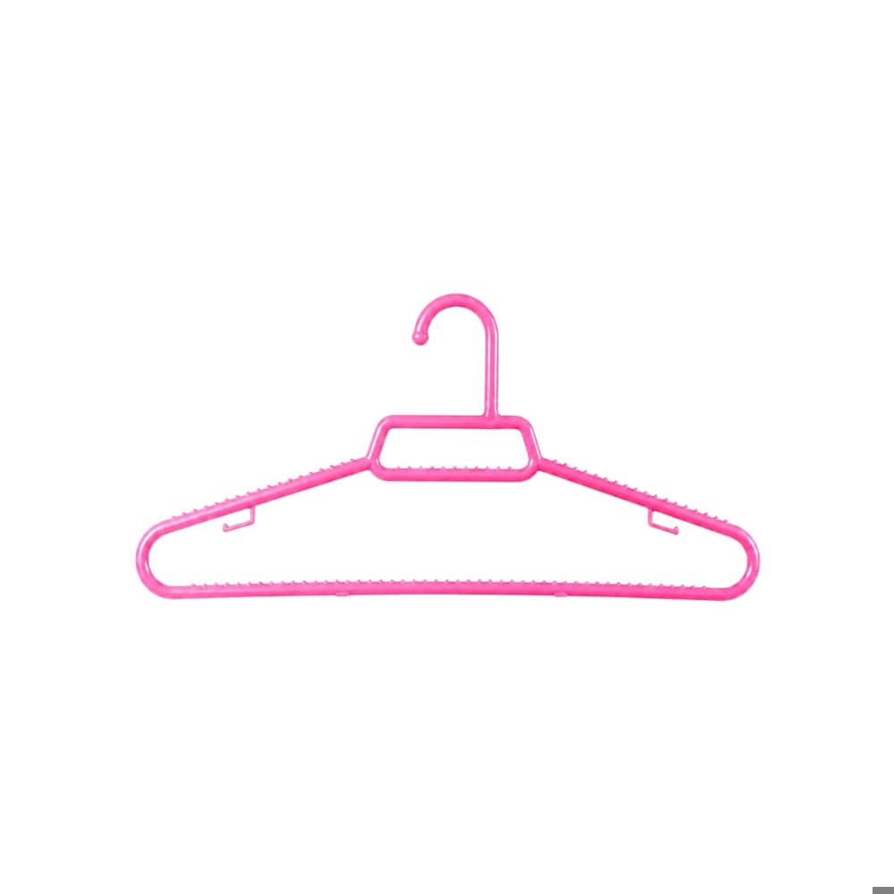 Perchas de plástico infantiles color rosa Casa y Menaje (6 U) - Miniatura 1