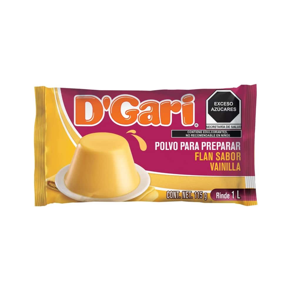 Flan sabor vainilla D'Gari (115 g / 4.06 oz) - Miniatura 1