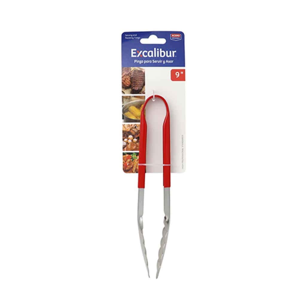 Tenaza pinza para sujetar y servir alimentos 9'' - Miniatura 1