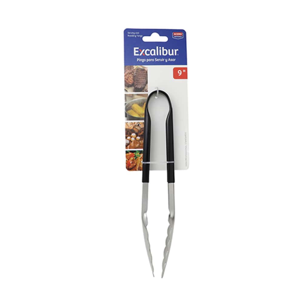 Tenaza pinza para sujetar y servir alimentos 9'' - Miniatura 2