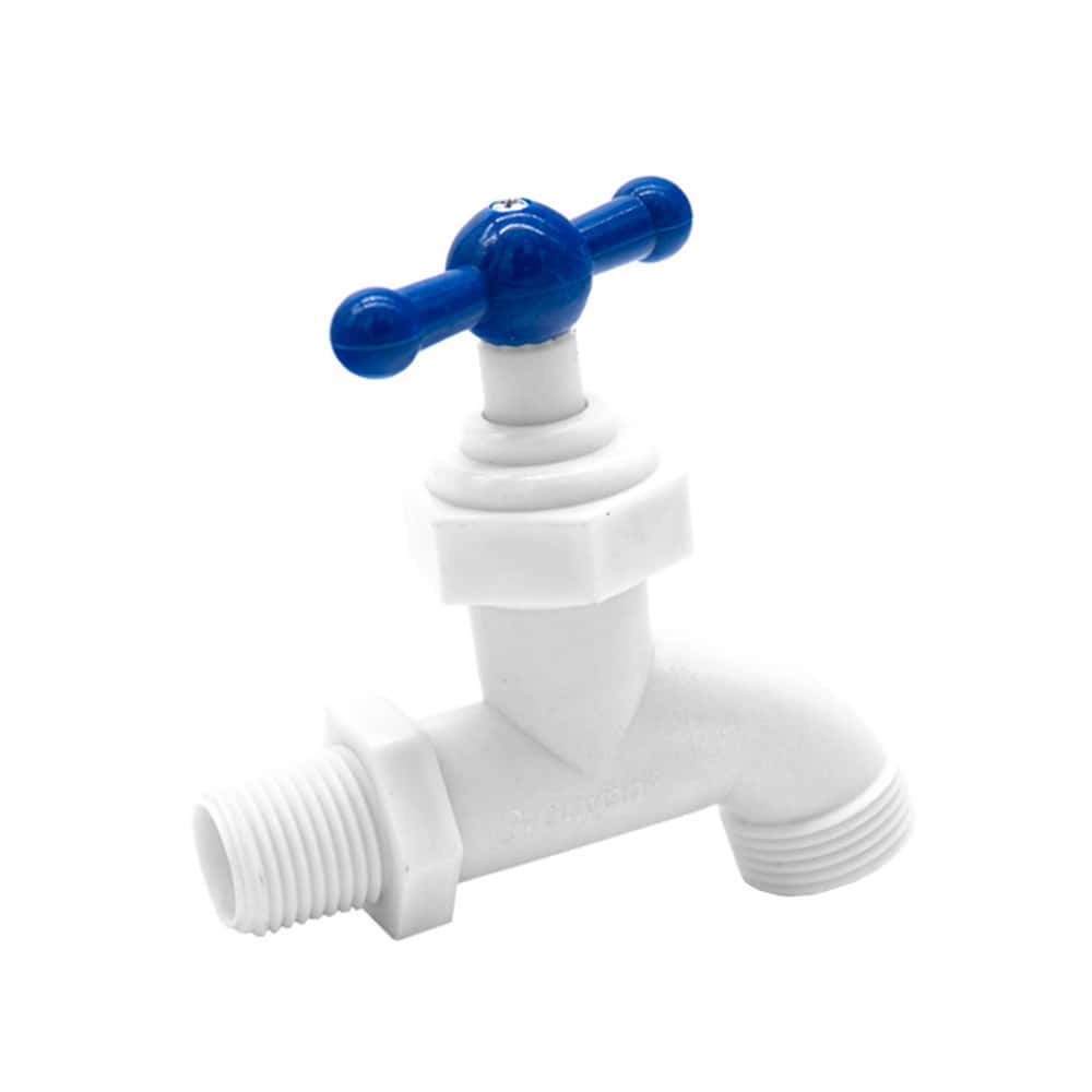 Grifo llave pila de chorro para lavadero 1 / 2 '' PVC Griven - Miniatura 2