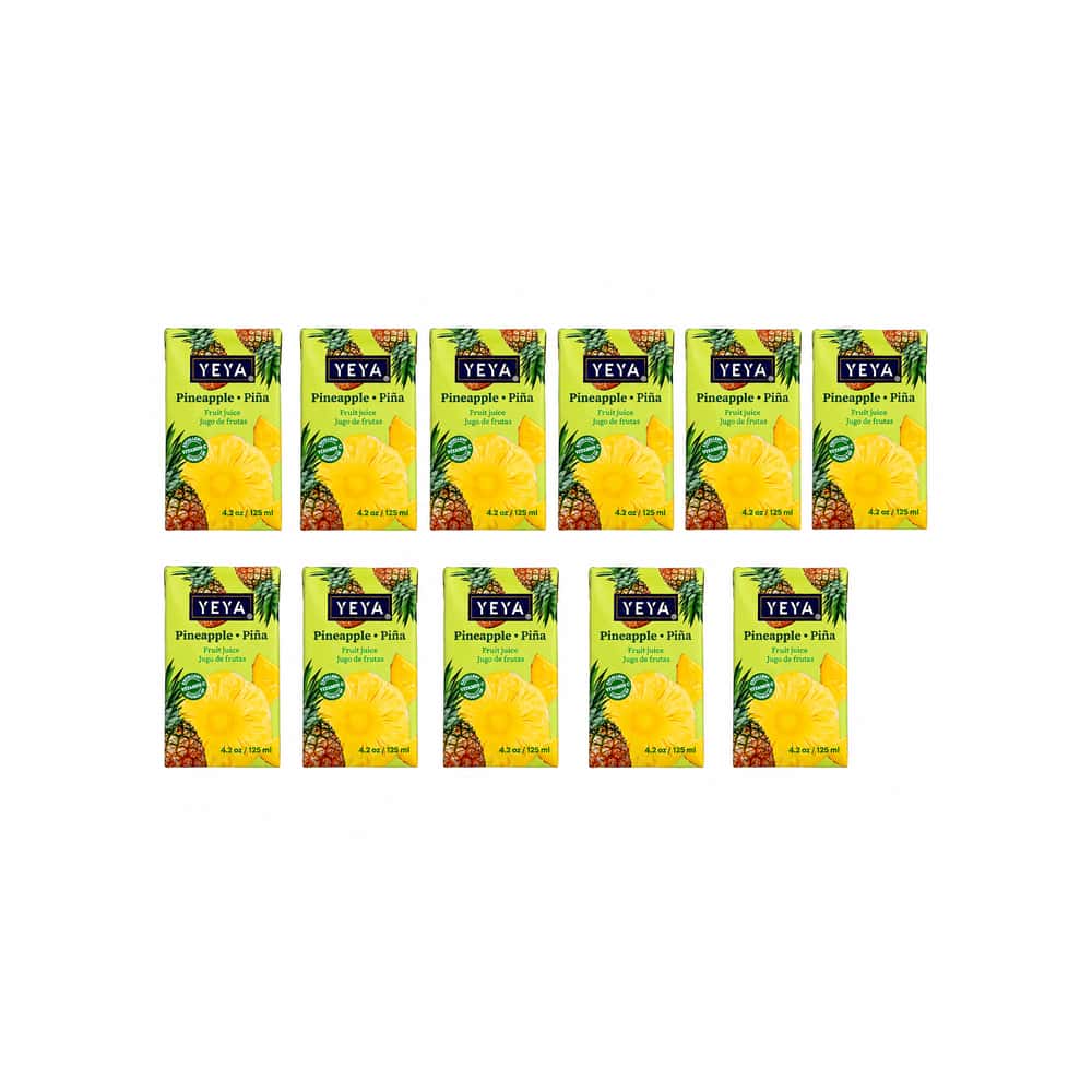 Jugo de frutas sabor piña YEYA (11 x 125 ml / 4.2 oz) - Miniatura 1