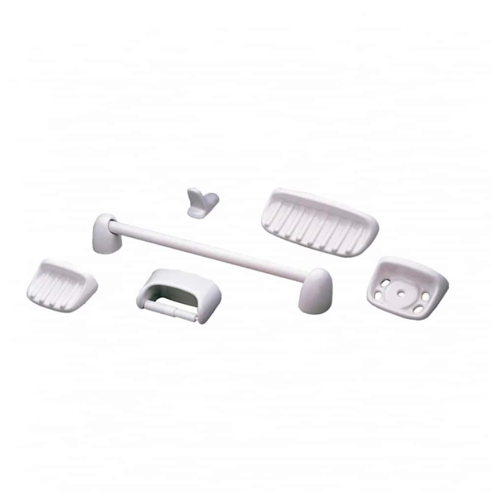 Juego completo de accesorios de porcelana para baño FV - Miniatura 3